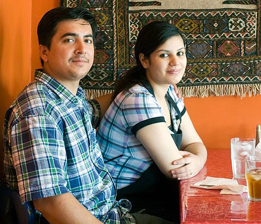 Owners Kahled and Tamana Nagshbandi are both natives of Afghanistan. They met in St. Louis, got married in 2007 and are expecting their first child next month. See slide show here. - Photo: Jennifer Silverberg