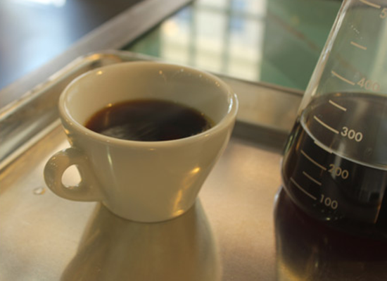 Cesmach coffee: It's better from a beaker. - Nancy Stiles