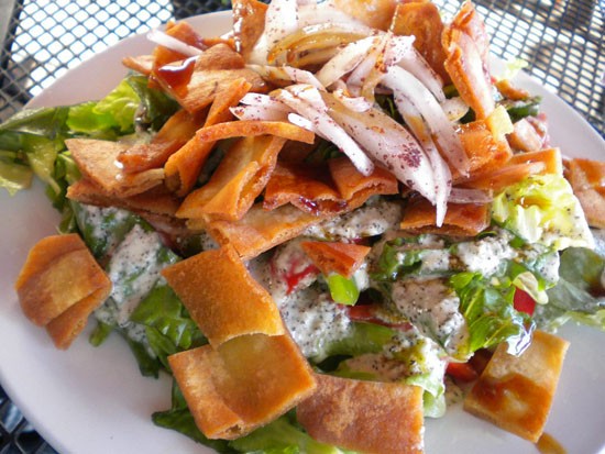 Guess Where I'm Eating this Fattoush and Win a Gift Certificate to Taqueria la Pasadita [Updated with Winner]!