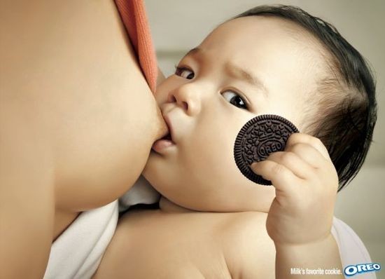 Poll Results: Thumbs Up for Oreo Mother's Milk Ad [NSFW]