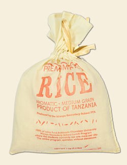 Not chocolate rice. Not puffed rice in chocolate. Just rice. - image via