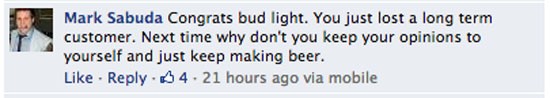 Bud Light Jumps on Equality Bandwagon, Homophobe Beer Drinkers Pissed