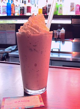 Strawberry-butter-pecan milkshake from Baileys' Range. - REASE KIRCHNER