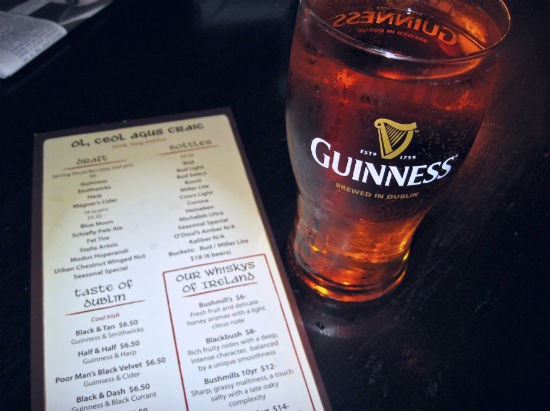 A pint of Magners served up at The Dubliner. - Erika Miller