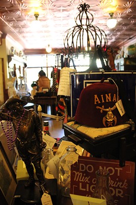 Rue Lafayette is one part cafe and one part antique store. - Mabel Suen