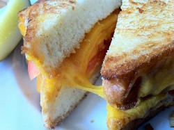 Try the Grilled Cheese Sandwich at Half & Half