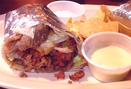 Guess Where I'm Eating This Pork and Pineapple Burrito and Win $10 to De Palm Tree! [Updated]