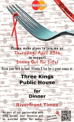 Dine Out For Life and Help Fight AIDS [GIVEAWAY]