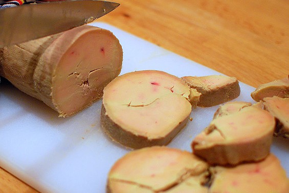 Foie gras, one of the three key ingredient's in Tony's stellar dish - IMAGE VIA