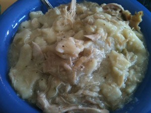 The chicken and dumplings at Yummies was one of our 100 favorite dishes. | Robin Wheeler
