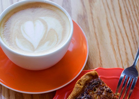 A latte at Rise Coffee. | Mabel Suen