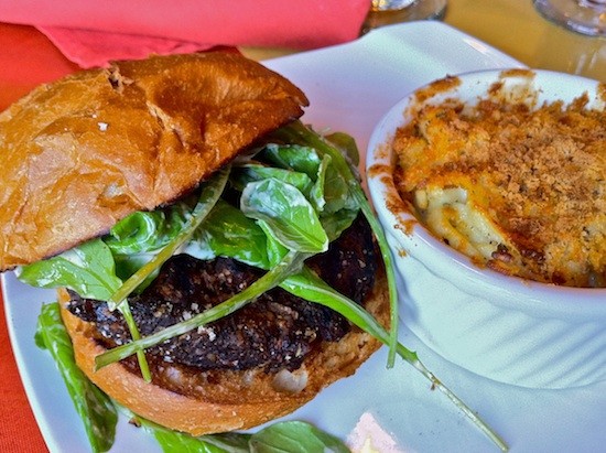 This mushroom burger will have you buzzin. - Bryan Peters
