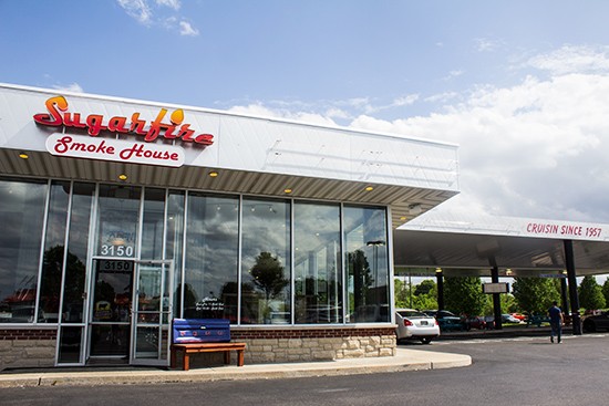 Sugarfire Smokehouse's new location fills a former Chuck-A-Burger drive-in.