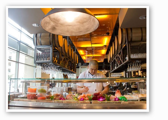 &nbsp;&nbsp;&nbsp;&nbsp;&nbsp;&nbsp;&nbsp;The sushi bar at 2013's winner, Central Table Food Hall. | Mabel Suen