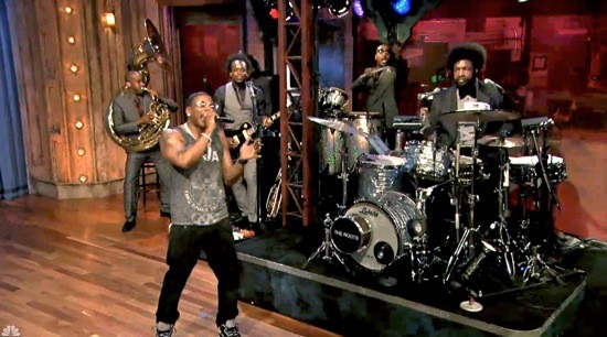 Here is Nelly Performing "Hot in Herre" with the Roots (Video)