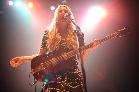 Haim last night at the Pageant. See more photos of Haim last night at the Pageant. - Photo: Todd Owyoung
