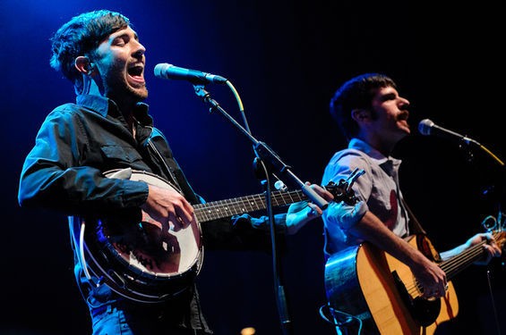 The Avett Brothers in September 2010 at the Pageant. - Jason Stoff