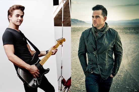 Hunter Hayes and David Nail each canceled their individual shows this week, "out of respect." - Photos via Hayes' and Nail's official websites.