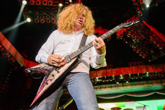 Megadeth on Sunday night in St. Louis. - TODD OWYOUNG
