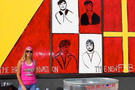 Rachel Wade in front of Tipsy's bar. - PHOTOS BY KIERNAN MALETSKY