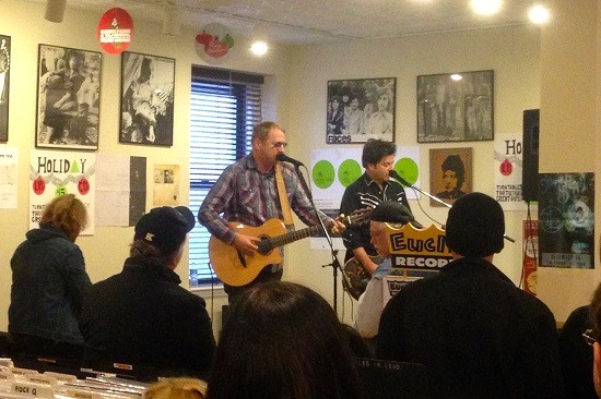 Cracker, performing at Euclid Records. - Mike Vangel