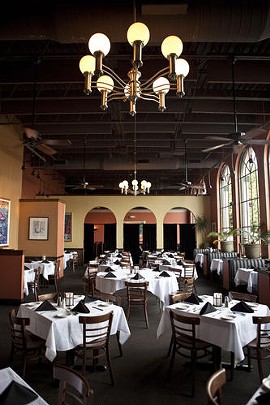The dining room at Harry's Restaurant and Bar. - Laura Miller