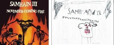 Samhain Album Cover, As Drawn by a Five-Year-Old