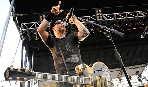 Rancid on June 13, 2009 outside Pop's in Sauget, Illinois. More photos. - Photo: Todd Owyoung