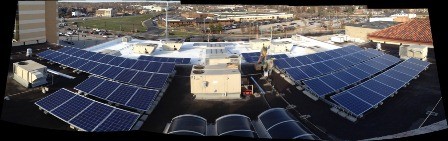The Pageant's management recently installed 70 solar panels on the Delmar Boulevard venue's roof. - The Pageant's Tumblr Page