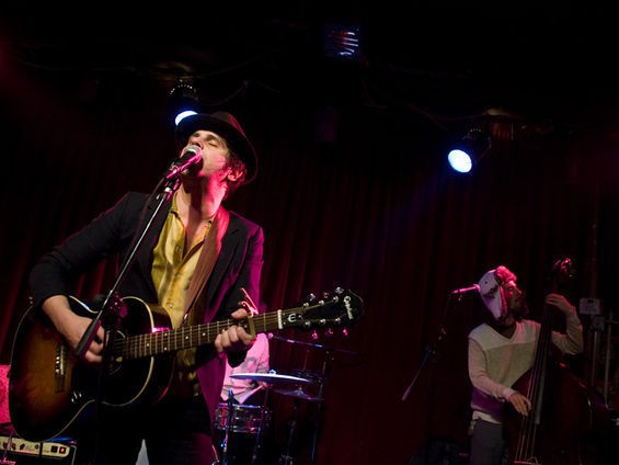 Langhorne Slim performs at Off Broadway with Cory Chisel this Valentine's Day. See more pics from his show in 2010 in RFT Slideshows. - Photo by Jon Gitchoff