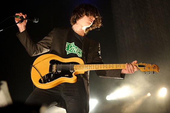 Arctic Monkeys last night at the Pageant. See full slideshow here. - Photo: Todd Owyoung