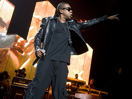 Jay-Z last night at the Scottrade Center. See full slideshow from last night's concert right here. - Photo: Jon Gitchoff