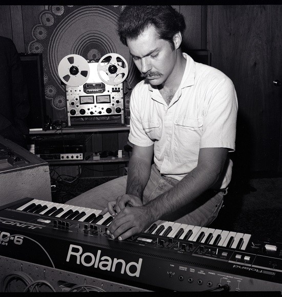 Walter Whitney, working the Roland. - VIA BANDCAMP