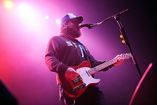 Andy Hull of Manchester Orchestra last night at the Pageant. See more photos from last night's show. - Photo: Todd Owyoung