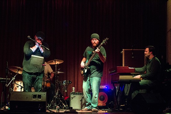 Thunder Biscuit Orchestra performed at the Bootleg's soft opening on February 6. - All photos by Mabel Suen