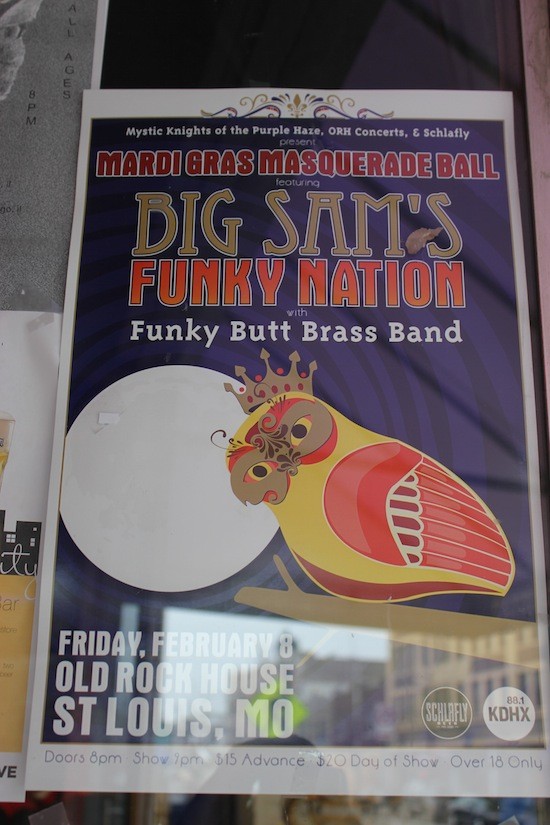 Big Sam's Funky Nation, Matt Pond, dada and More Show Flyers