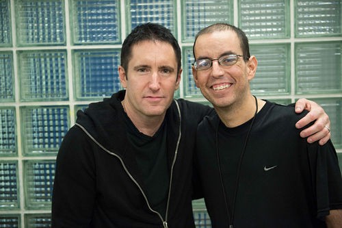 Andrew Youssef with Trent Reznor.