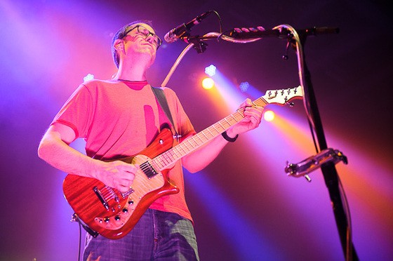 Chuck Garvey of moe. performing at the Pageant on February 16, 2012. - Todd Owyoung