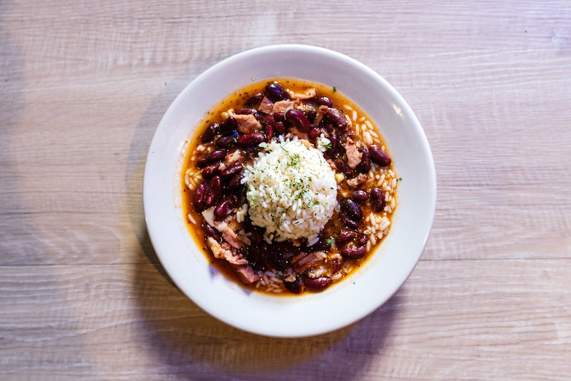 Red beans and rice are a Johnny's specialty. - SPENCER PERNIKOFF