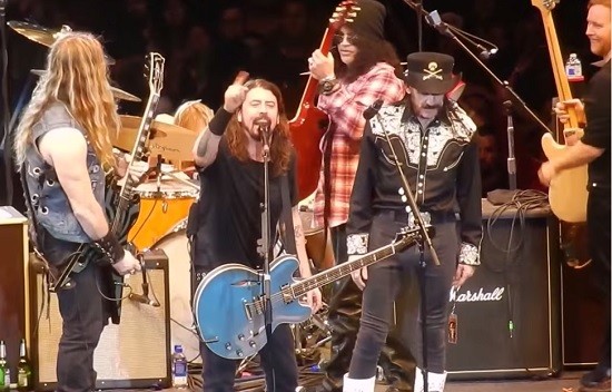 How much rock royalty can you fit on one stage? - SCREENGRAB VIA YOUTUBE