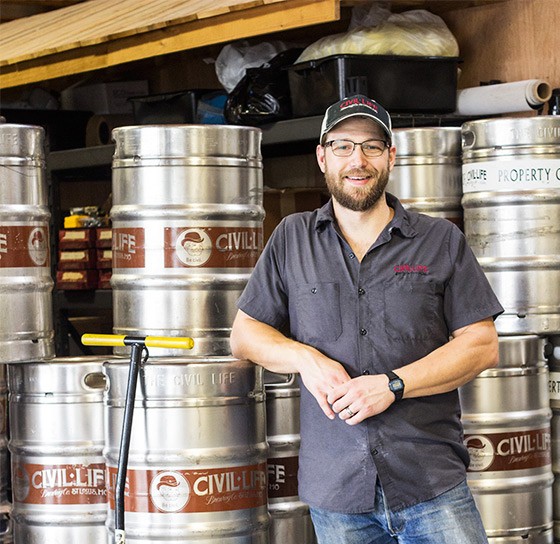 Brandon Stern of The Civil Life Brewing Company. | Mabel Suen