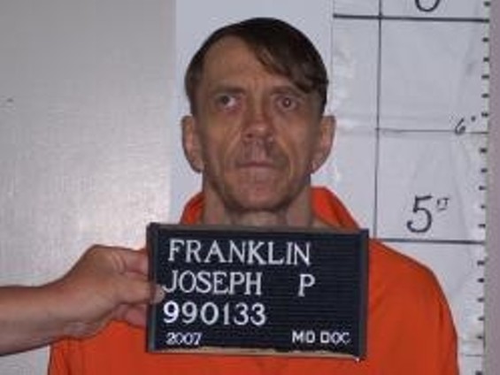 Missouri executed Joseph Franklin on November 20, 2013. - Missouri Department of Corrections