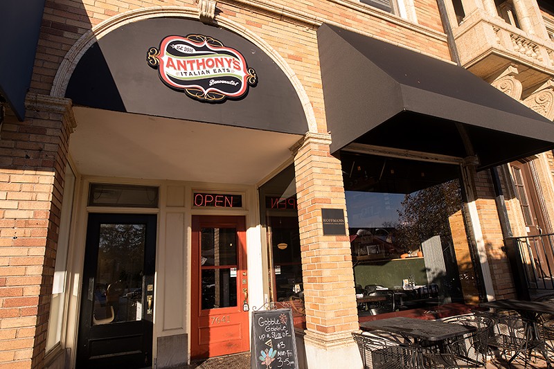 Anthony’s Italian Eats offers patio seating in warm weather and blankets for colder days. - MABEL SUEN