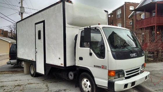 The truck that Shower to the People will use as a portable shower truck to provide showers to the homeless in St. Louis. - Courtesy of Shower to the People