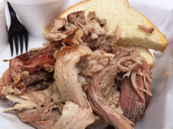 Dalie's pulled pork is ridiculously soft and tasty. - Photo by Sarah Fenske