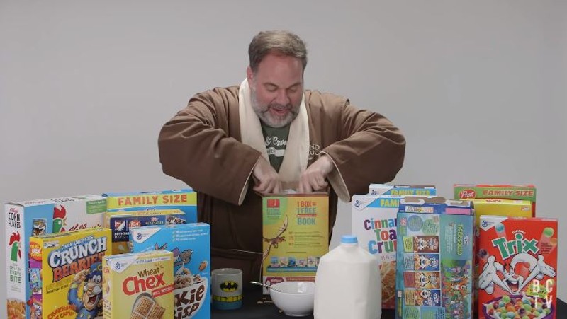 Ed Herman, an attorney at Brown and Crouppen, digs into the law of cereal. - SCREENSHOT VIA YOUTUBE