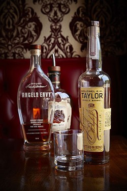 A selection of whiskeys and bourbons. - Steve Truesdell