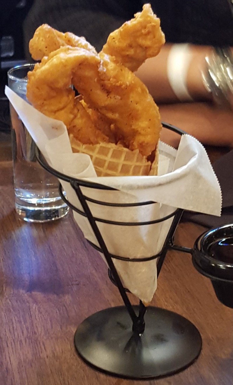 The chicken and waffles and the new Pastimes