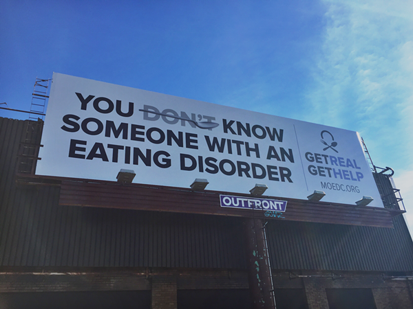 A billboard on I-64 eastbound near the Grand exit. - Photo by Joshua K. Connelly