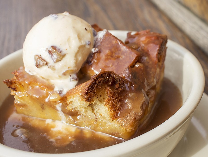 The bread pudding: A worthy heir to the version once served at Harvest. - MABEL SUEN